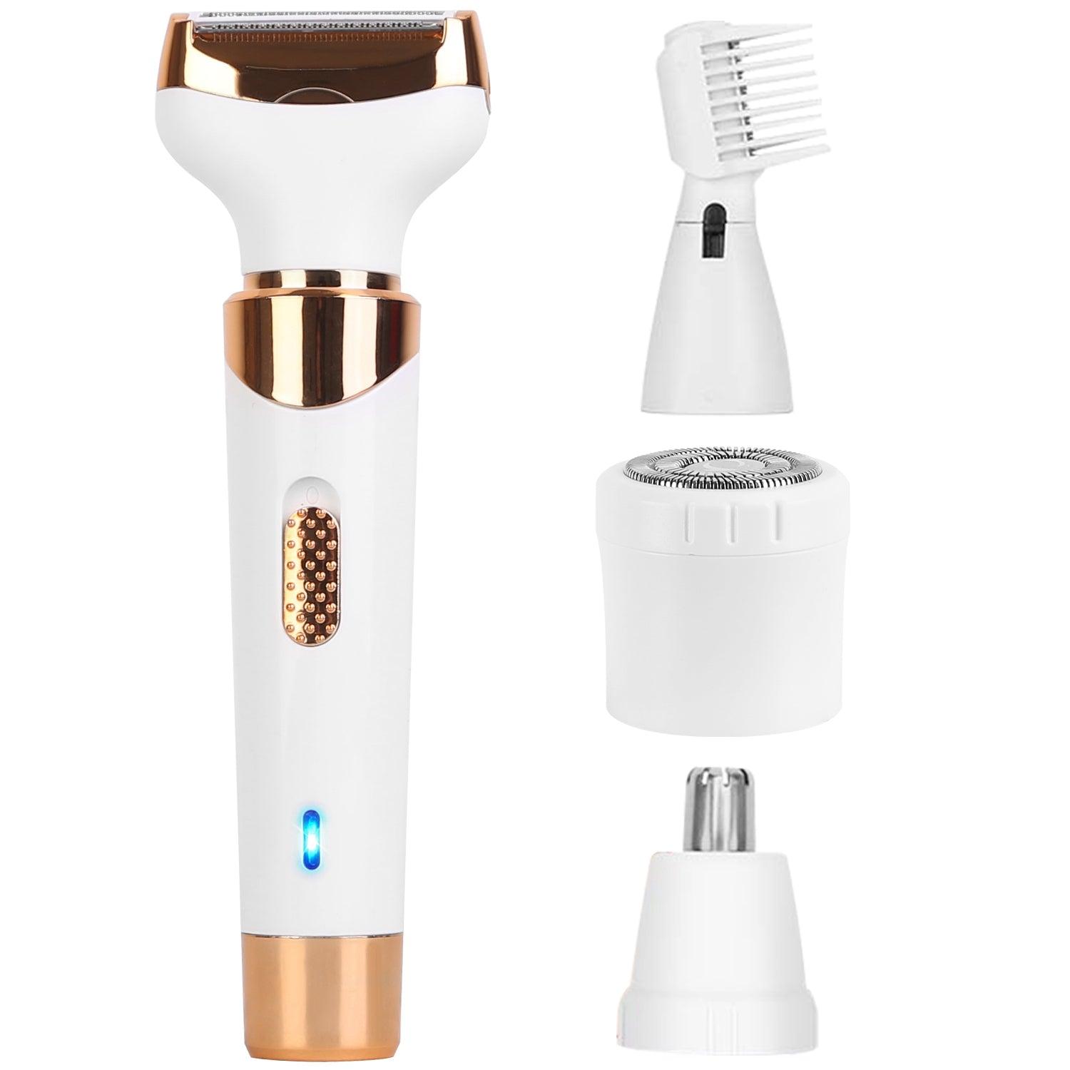 4-in-1 Wet & Dry USB Rechargeable Women Electric Shaver