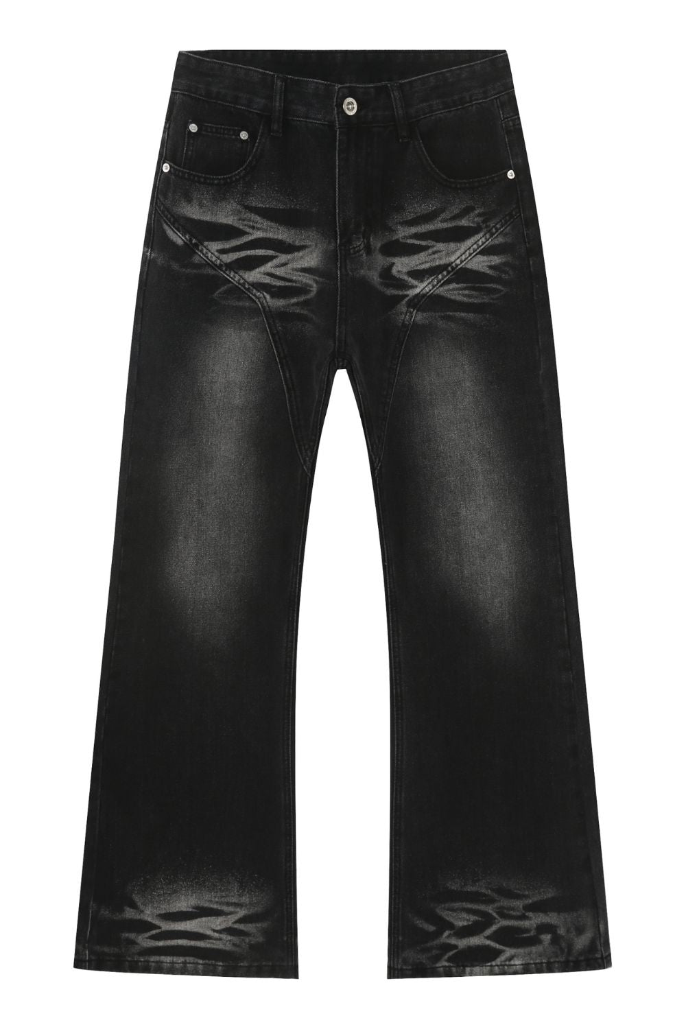 Men's Mid Rise Jeans with Pockets
