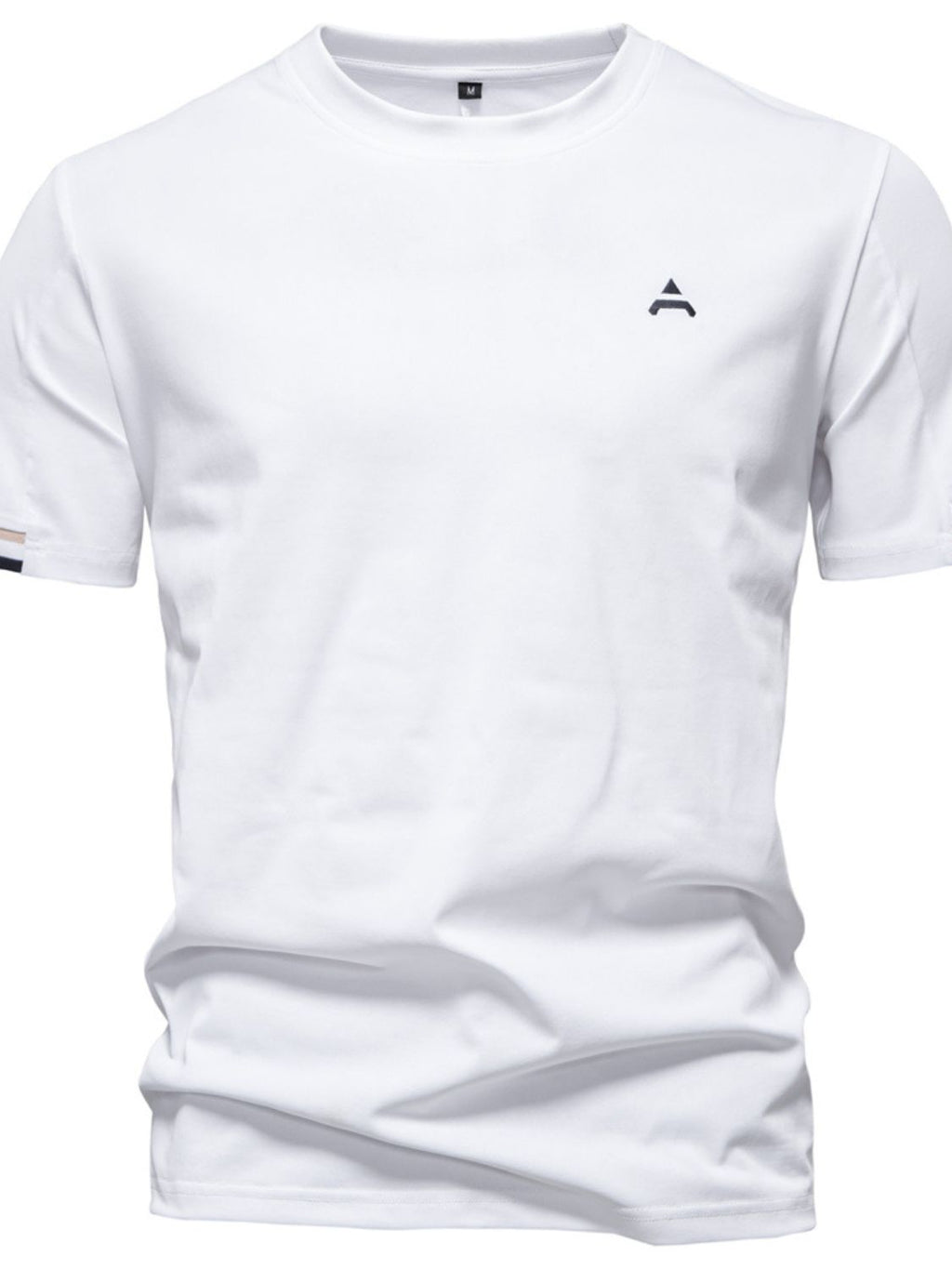 Men's Embroidered Round Neck T-Shirt