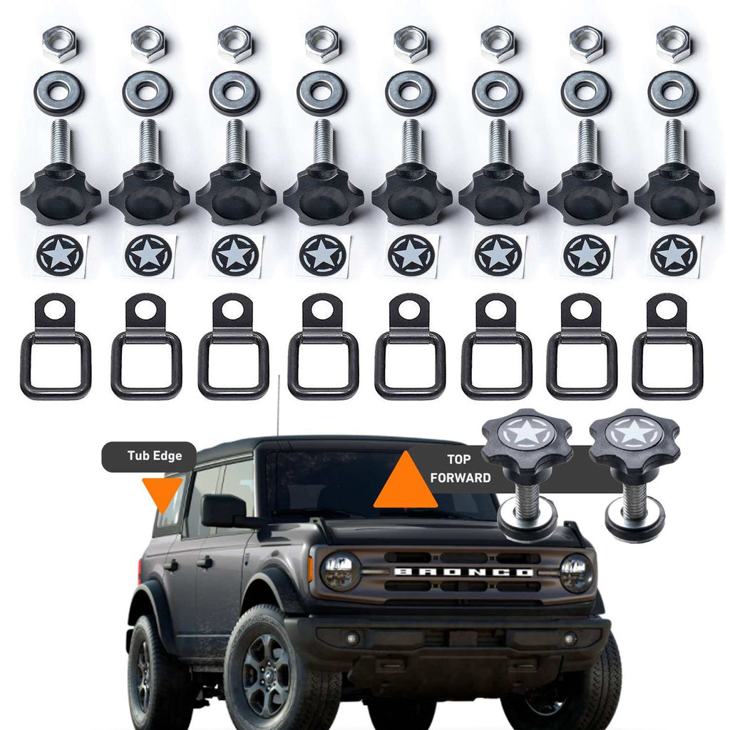 Bronco GP-Star Tie-Down Bolt Set