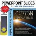 Creation Seminar Power Point Slides (USB Drive)