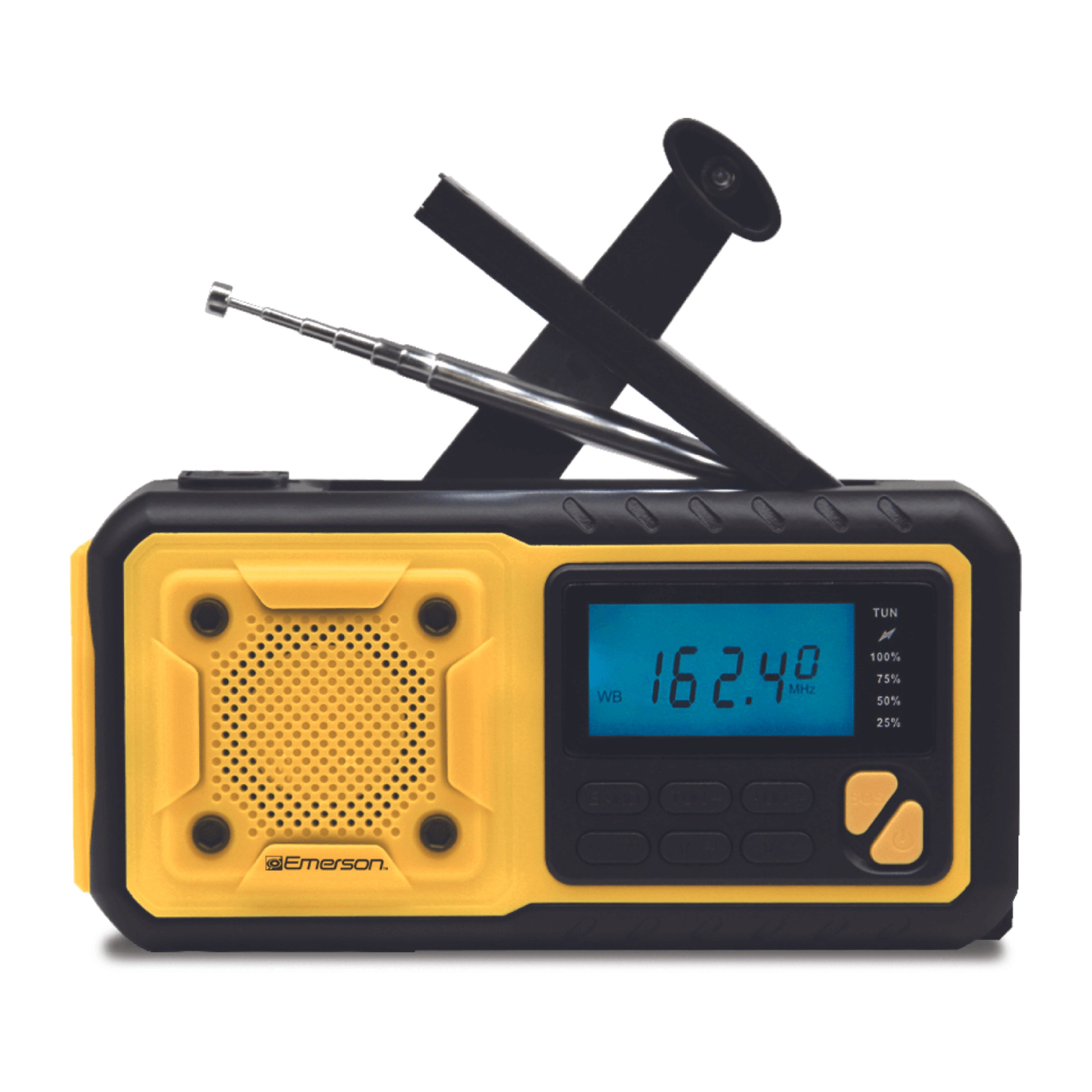 Emergency AM / FM Radio with Weather Band / Flashlight / Power Bank