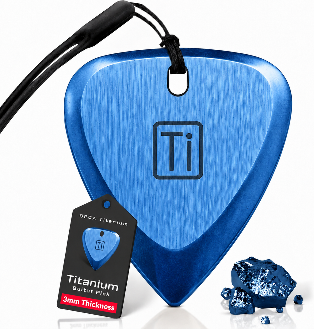 GPCA Titanium Guitar Pick Set