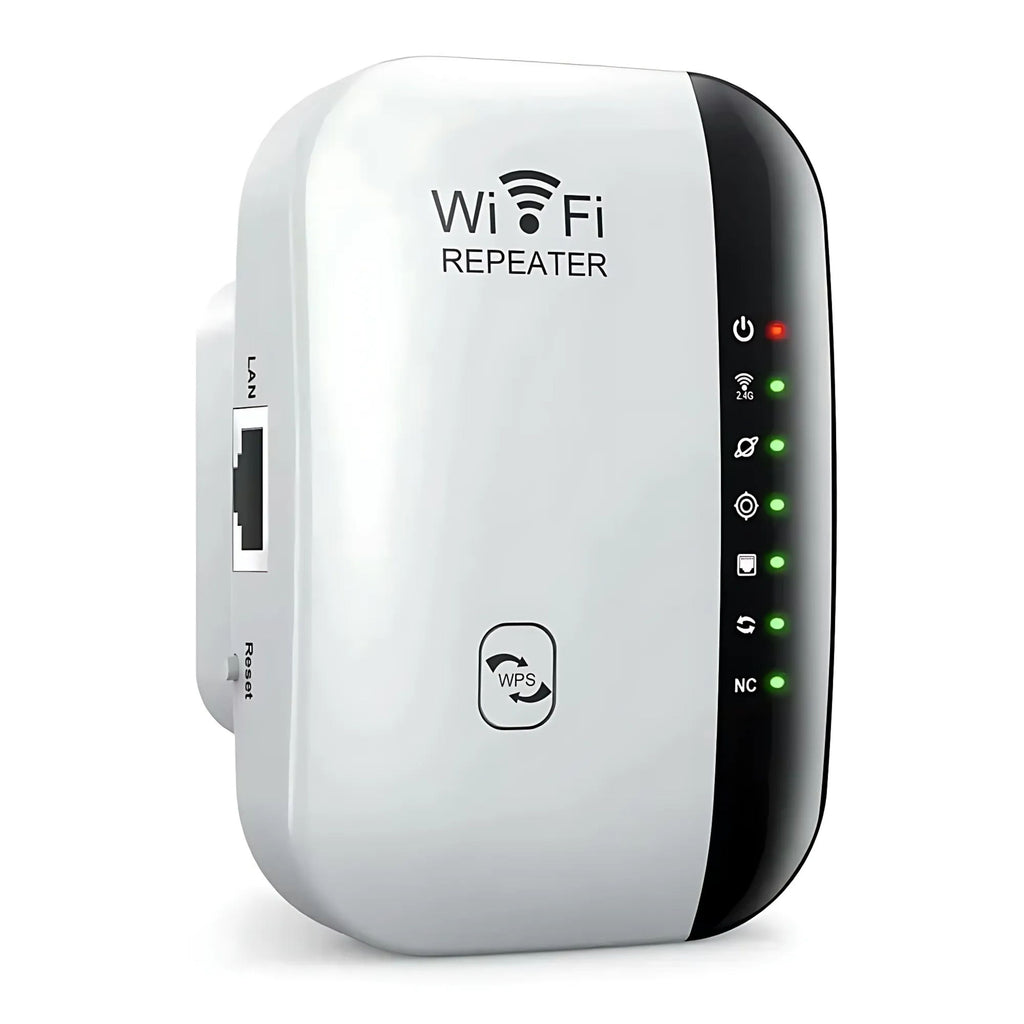 300Mbps WiFi Repeater – 2.4G Wireless Range Extender & Signal Booster