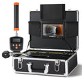 Sewer Camera with 512Hz Locator, 131 ft/40 m, 7" Pipeline Inspection Camera with DVR Function, IP68 Camera with 12 Adjustable LEDs, A 16 GB SD Card for Sewer Line, Home, Duct Drain Pipe Plumbing