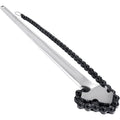 24inch Chain Wrench Carbon Steel Chain Pipe Wrench Heavy Duty 6.7inch Diameter Capacity Chain Strap Filter Wrench
