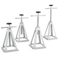 RV Stabilizer Jacks, 4 Pack Aluminum RV Leveling Jacks, RV Stack Jacks for RV Travel Trailer Camper, Single Screw Jack Support up to 6000 Lbs, Adjustable from 11 inch to 17 inch