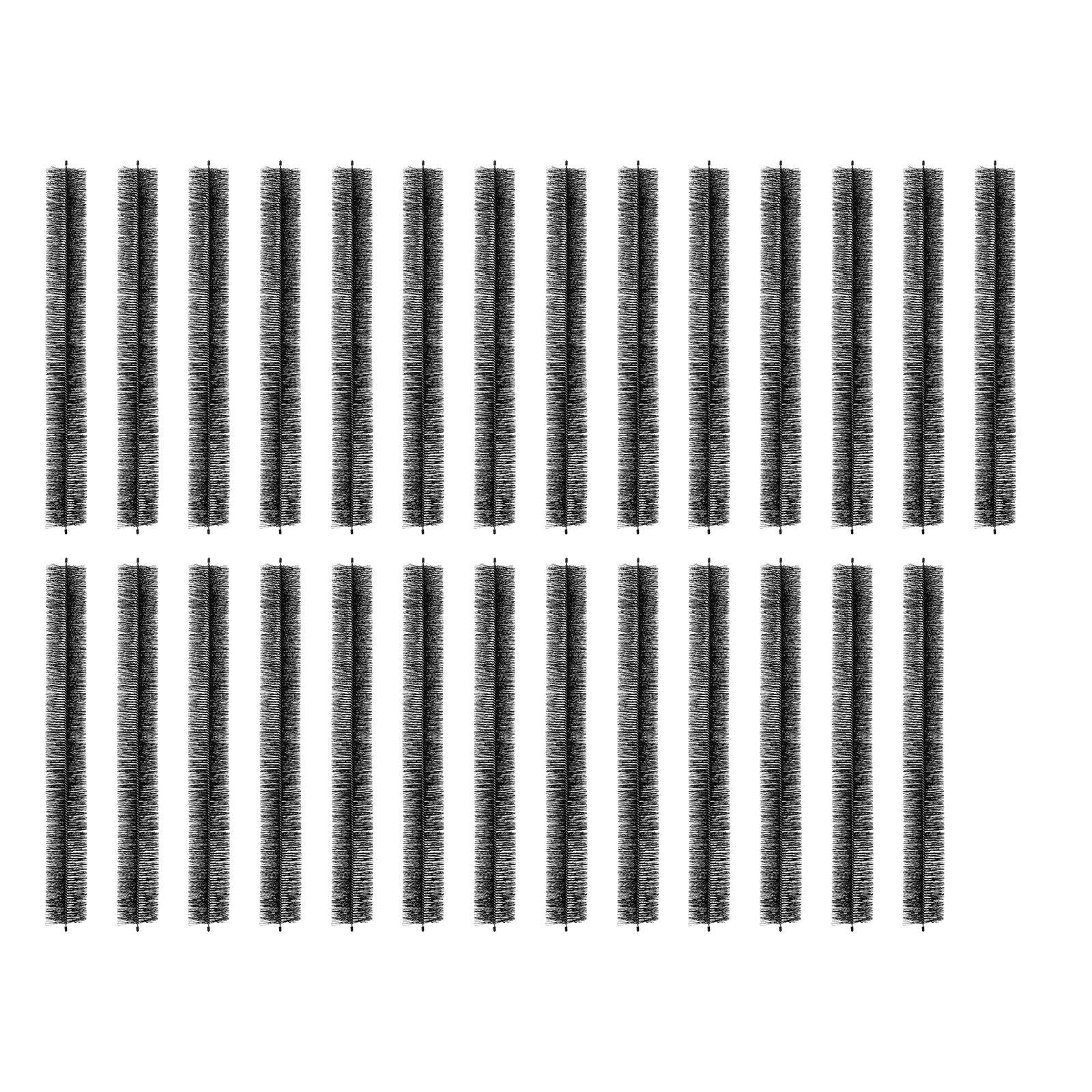 Gutter Brush, 80 Feet Total Length 4.33 inch Diameter Gutter Cleaning Tools, Ground-Level Gutter Brush Leaf Guard for 5 Inch Gutters, Easily Clear roof Leaves and Debris, 27 Pack