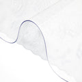 Plastic Table Cover 42 x 78 Inch, 2 mm Thick Clear Table Protector, Rectangle Clear Desk Mat, Waterproof & Easy Cleaning for Office Dresser Night Stand