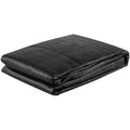 Geotextile Fabric, 12.5 x 30 ft 3.5oz Woven PP Driveway Drain Cloth w/ 600lbs Tensile Strength, Heavy Duty Underlayment for Soil Stabilization, Landscaping, Weed Barrier, 12.5FT30FT-3.5OZ, Black