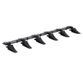 Bucket Tooth Bar, 48'', Heavy Duty Tractor Bucket 6 Teeth Bar for Loader Tractor Skidsteer, 4560 lbs Load-Bearing Capacity Bolt On Design, for Efficient Soil Excavation and Bucket Protection