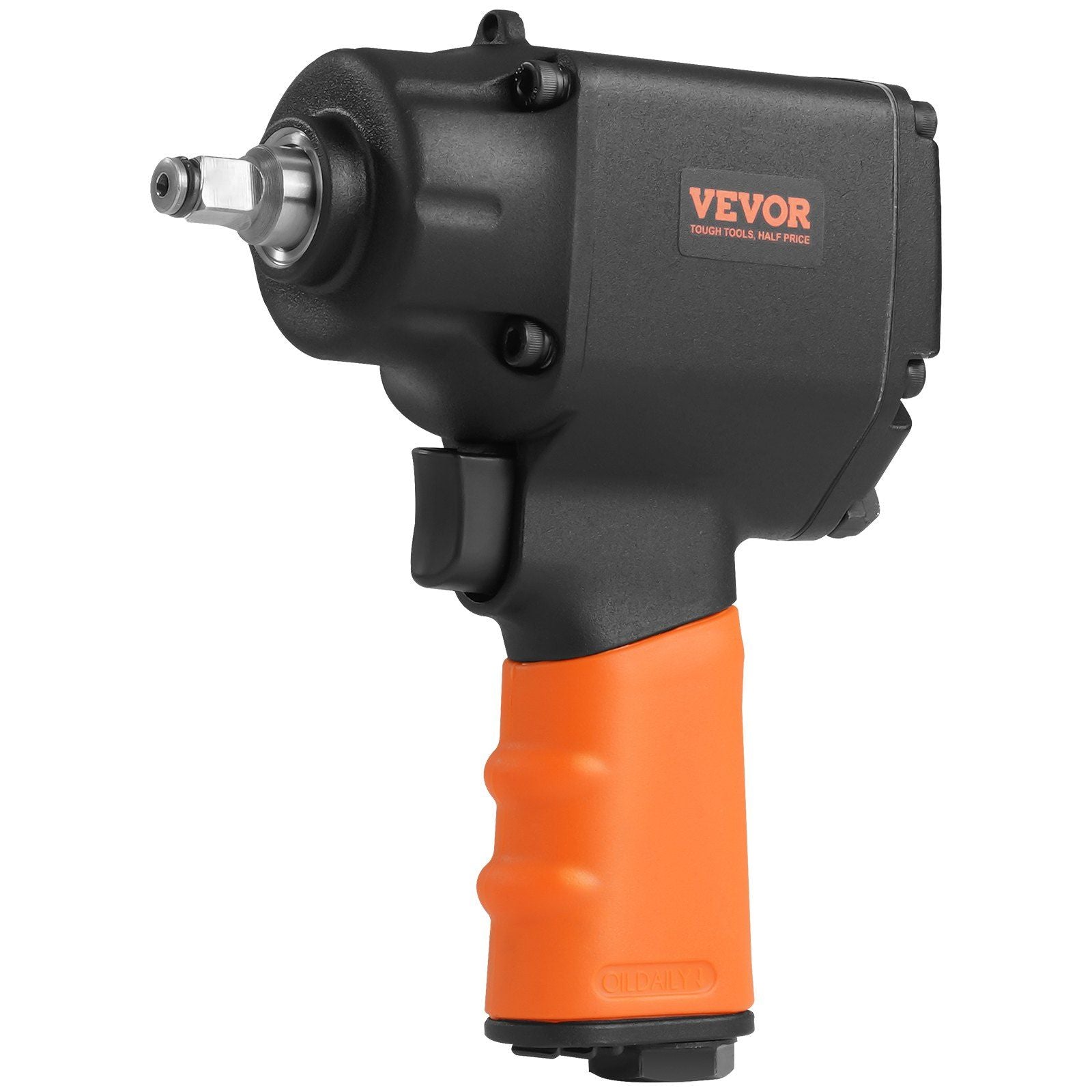 Air Impact Wrench, 3/8-Inch Drive Air Impact Gun, Up to 690ft-lbs Nut-busting Torque, Lightweight Pneumatic Impact Wrench for Auto Repairs and Maintenance