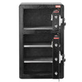 Double Door 4.5 cu.ft Safe Box with Key Lock Password Fireproof Bag Black,organize cash, passports, jewelry, gold, watches and documents