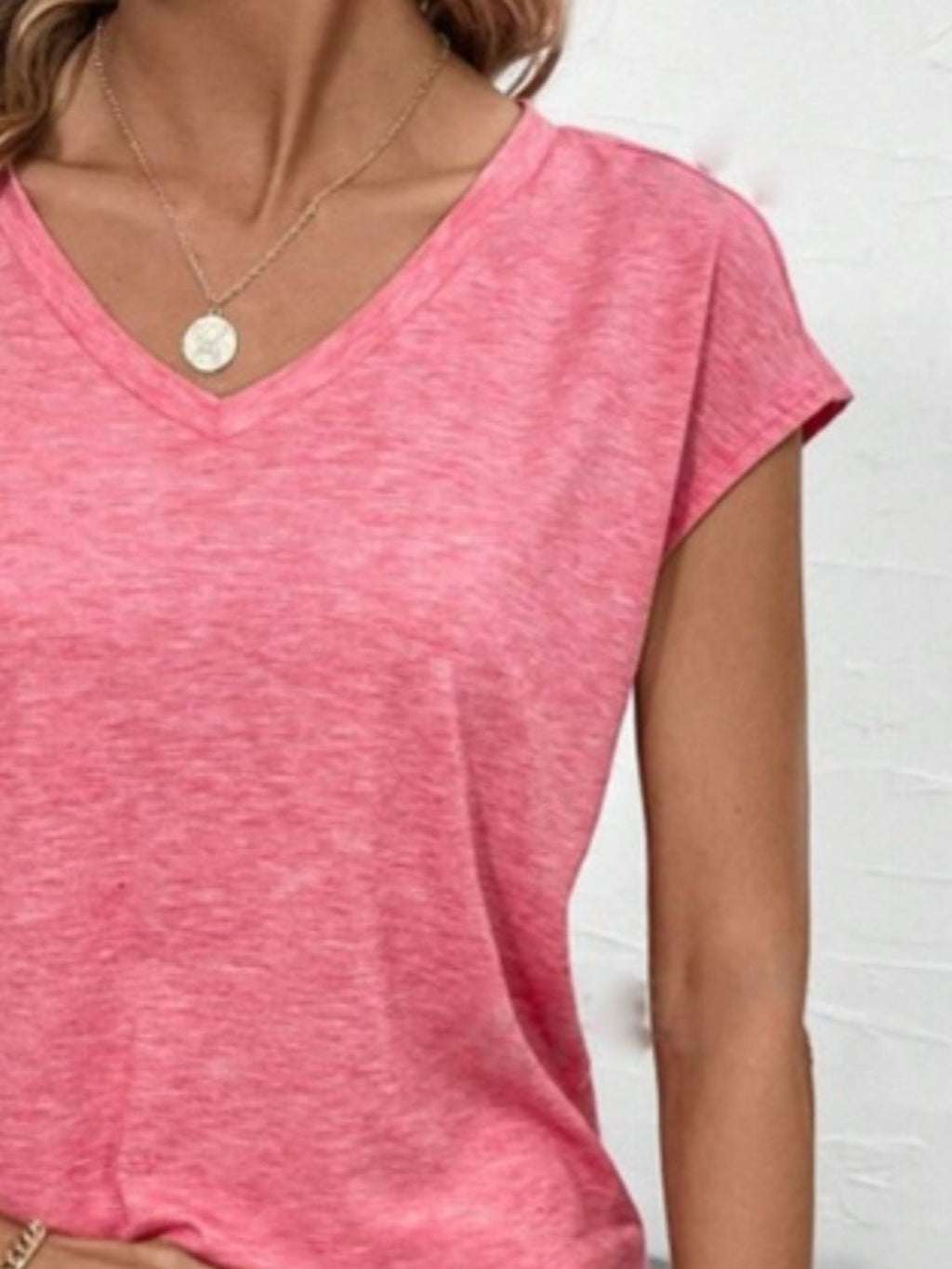 V-Neck Short Sleeve T-Shirt