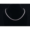 RMZ GOLD NYC 14K White Gold 2MM Rope Chain 24" unisex